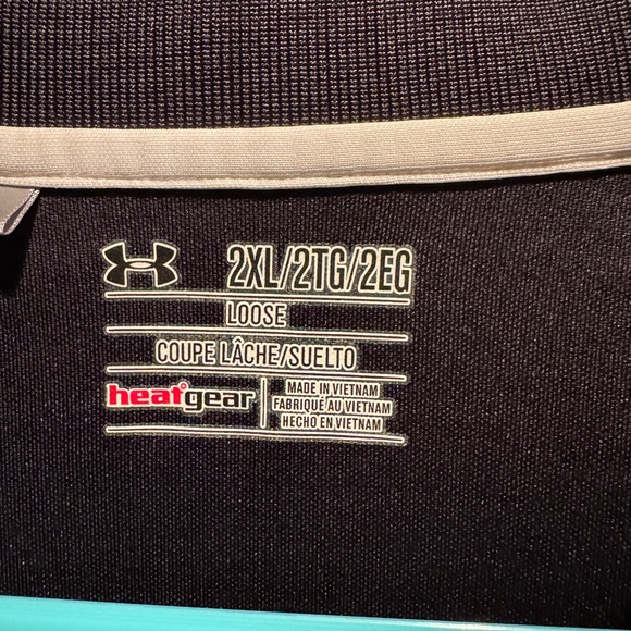 Under Armour Men's Polo Shirt in Black - Picture 3 of 4